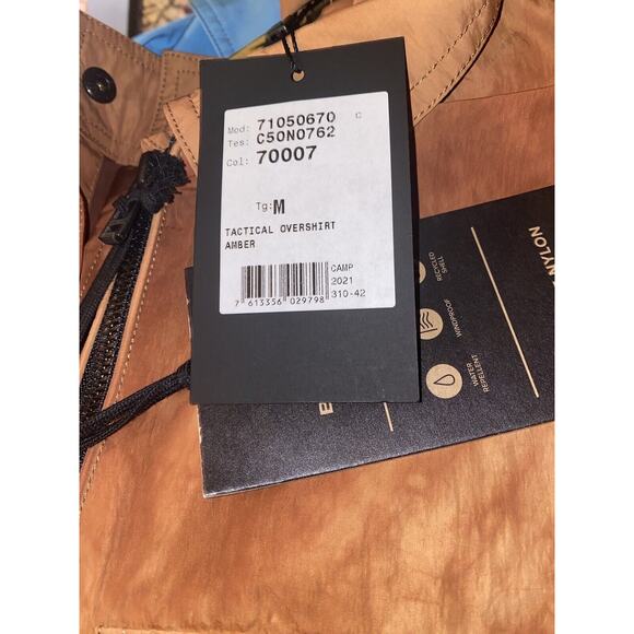 BELSTAFF Tactical Overshirt‎ Jacket Men Size Medium New Tags Amber Brown Sample - Picture 6 of 11